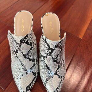 Aldo Snake Skin Mule